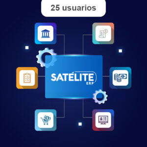 Implementación 6 Módulos Satélite ERP (Saas) - 25 Usuarios 25 horas